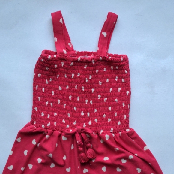 4T Onesie Short Red & White 🤍 1st Kiss Girls - Picture 2 of 7